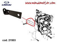 STAFFA DI MONTAGGIO DX