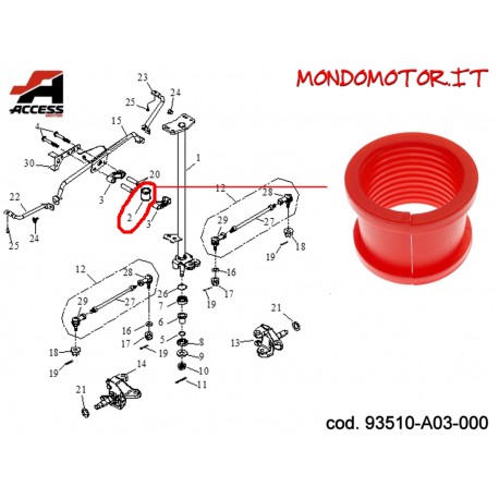 BOCCOLA STERZO ACCESS