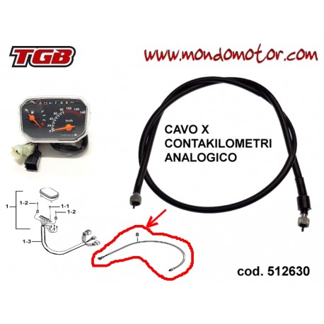 CAVO CONTACHILOMETRI TGB