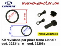 KIT REVISIONE PINZA FRENO