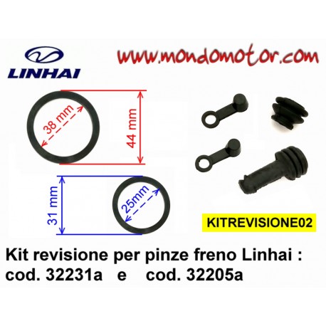 KIT REVISIONE PINZA FRENO