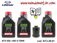 KIT OLIO MOTORE LINHAI 520/550