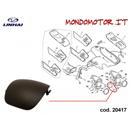 COPERCHIO INFERIORE FARO SX