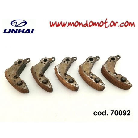 KIT DI 5 PATTINI FRIZIONE LINHAI