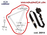 CINTURA DI SICUREZZA UTV