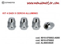 DADO RUOTA CERCHI ALLUMINIO